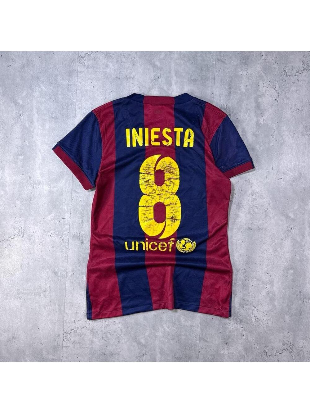 FC Barcelona 2014/2015 Andres Iniesta Nike Jersey Shirt